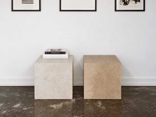 Mater Cube — Wood Waste Grey by Mater