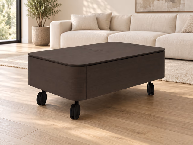 Square Multifunctional Coffee Table by Natuzzi Italia