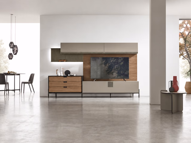 Time Wall Unit TI104 by Tomasella
