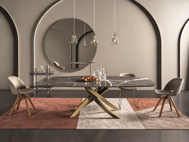 Polo Lined Chair by Bontempi