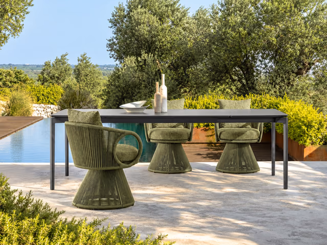 Karen Swivel Dining Armchair by Talenti