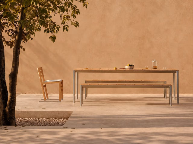 Outdoor Able Bench by Bensen