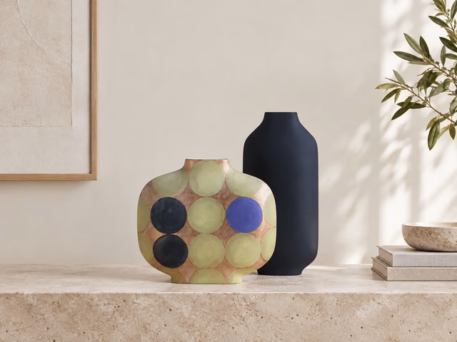 Palma Bassa Pois Vase by Kose
