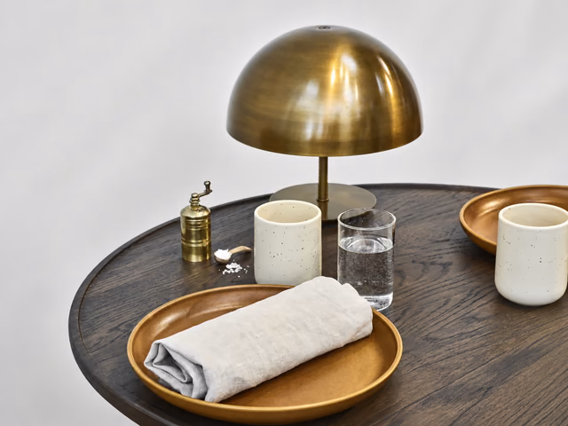 Baby Dome Lamp — Brass by Mater