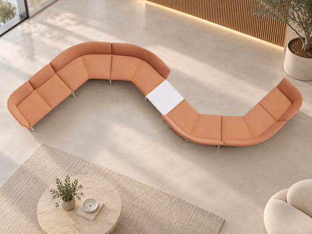 Add S, V and U Shape Sofa by LaPalma