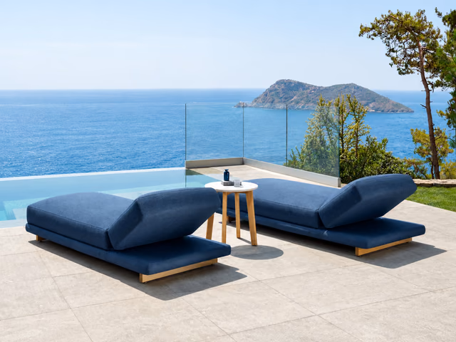 Argo//Wood Sunbed by Talenti