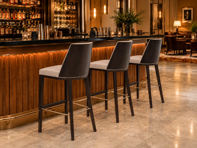 Cora W Alto Stool by Peressini Casa