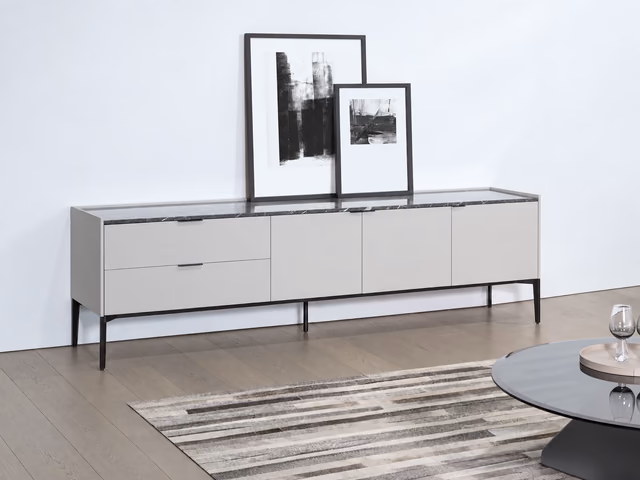Matrix Media Cabinet (High Base) by Camerich