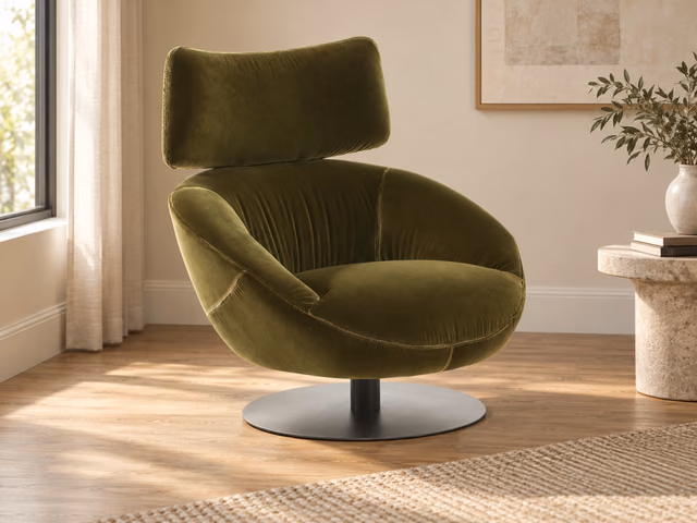 Luna Armchair by Natuzzi Italia
