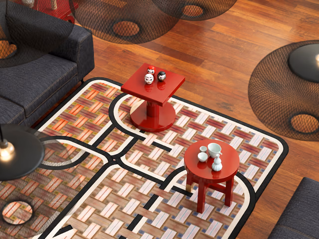 Common Comrades Side Table by Moooi