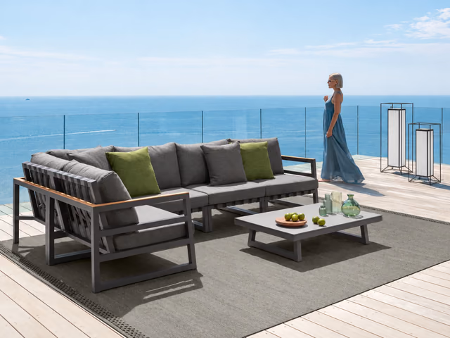 Marco Acerbis outdoor coffee and side tables