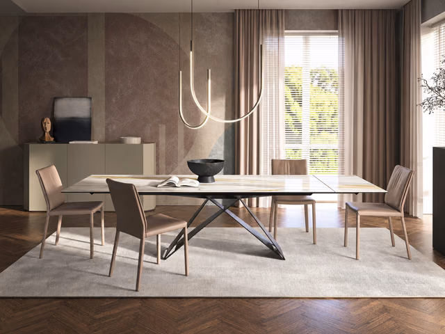Premier Keramik Drive Extendable Dining Table by Cattelan Italia