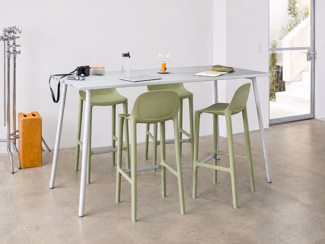 Run High Table, Aluminum by Emeco