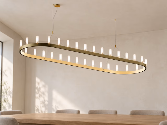 Chandelier, Oval by Fontana Arte
