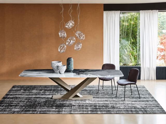 Stratos Crystalart Dining Table by Cattelan Italia