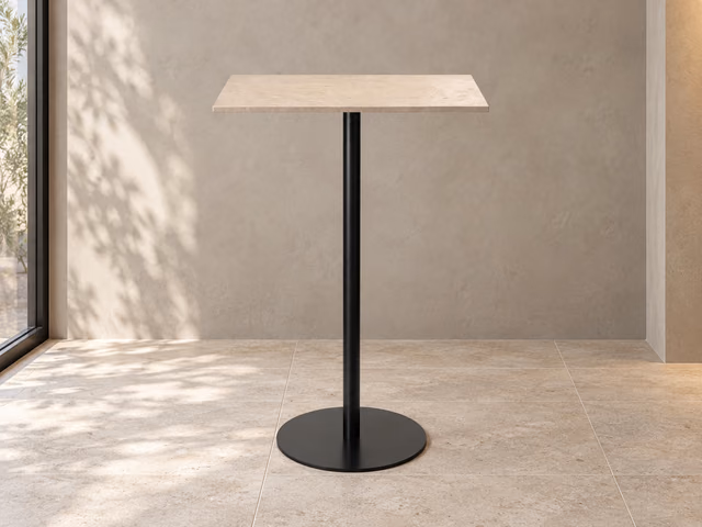 Mater Counter Table — Coffee Waste Light, H 95,8 cm, 60 × 70 cm by Mater
