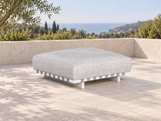 Argo//Alu Ottoman by Talenti