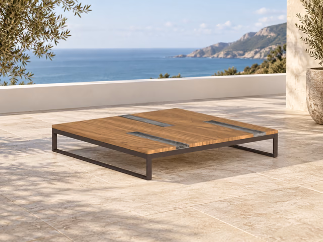 Ramón Esteve outdoor coffee and side tables