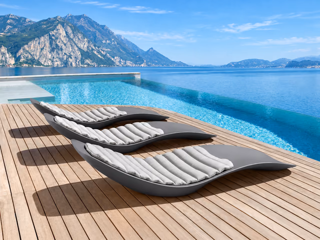 Reef Sunbed Chaise Lounge by Talenti