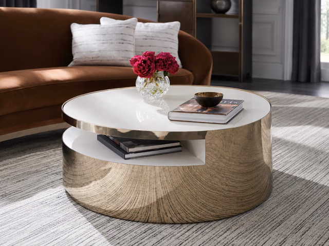 Turn Style Coffee Table by Caracole