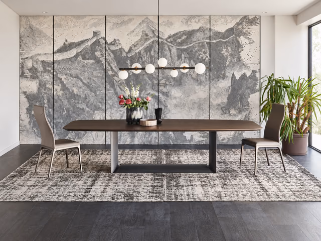 Dragon Wood Dining Table by Cattelan Italia