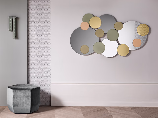 Atomic Wall Mirror by Tonelli