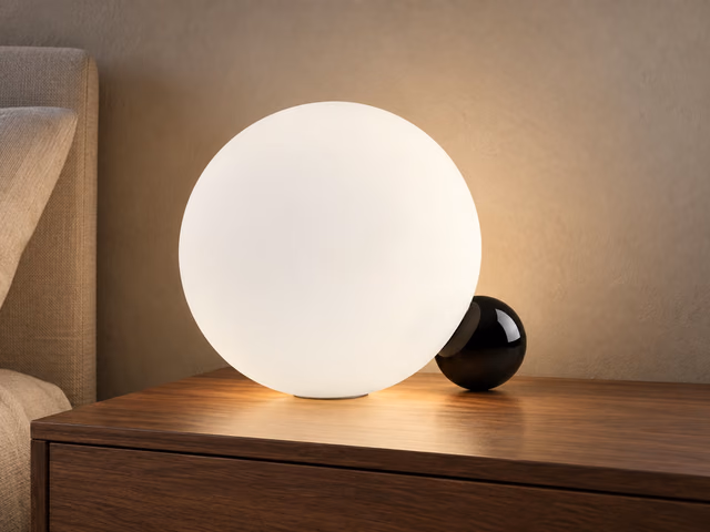 Copycat Table Lamp, Black Chrome by Flos