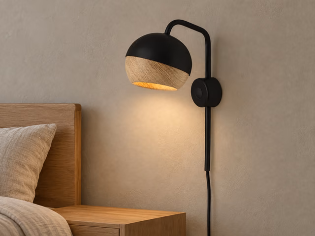 Ray Wall Lamp — Black by Mater