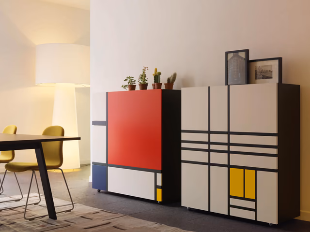 Homage To Mondrian Cabinet by Cappellini