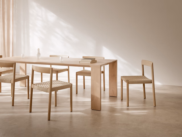 Stax Chair, Paper Cord Seat by Bensen