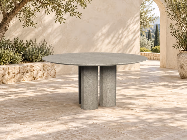 Salinas D165 Concrete Dining Table by Talenti