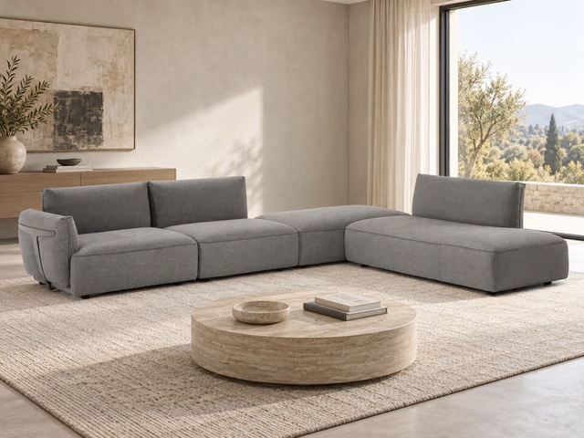 Herman Sectional by Natuzzi Italia
