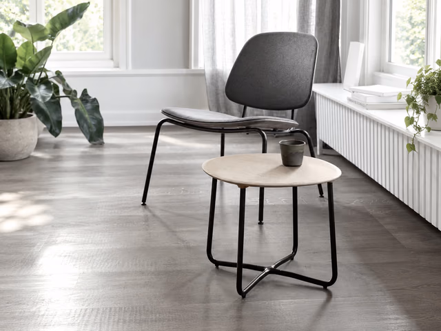 Lily Side Table — H 35 cm, Coffee Waste Light by Mater