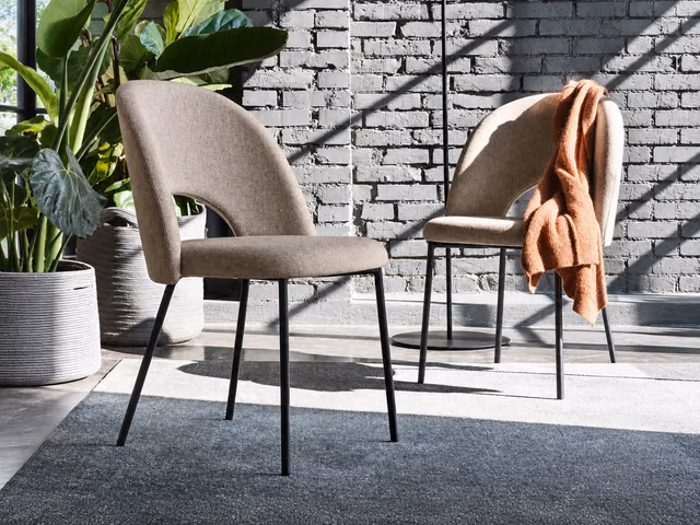 Tuka Mid Hole Chair, Metal Legs by Connubia