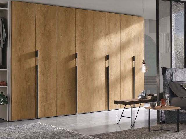 Liscia Hinged-Door Wardrobe by Tomasella