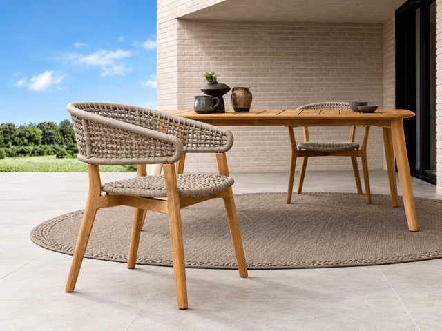 Moon//Teak Dining Chair by Talenti