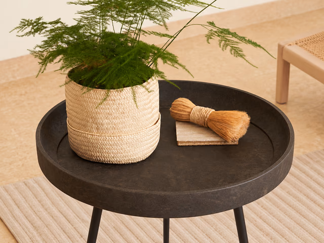 Bowl Table — Coffee Waste Black, M by Mater