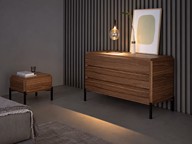 Groove Nightstand & Dresser by Bonaldo