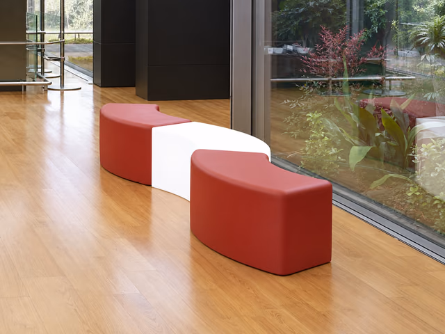 Soft Snake Bench by Slide