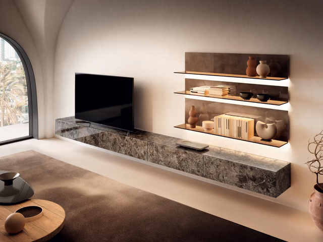 Glasserie Shelving by Lago