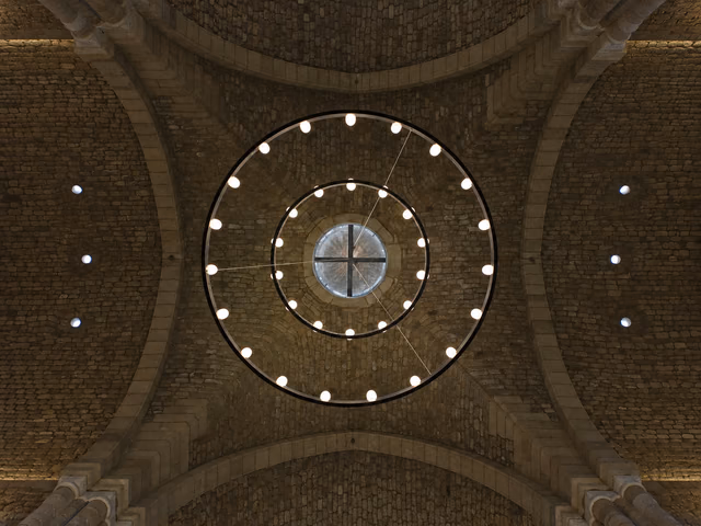 Chandelier, Double Round by Fontana Arte
