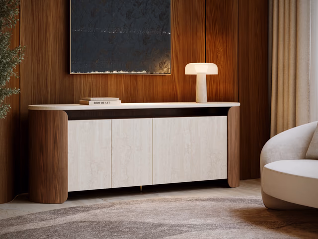 Fleur Open Sideboard by Caracole