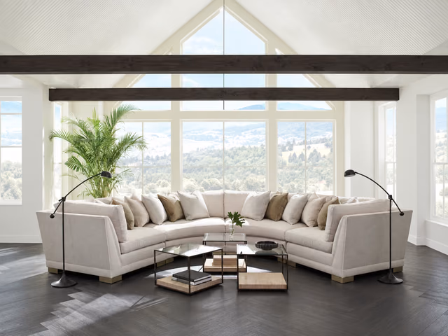 Deep Retreat Sectional Components by Caracole