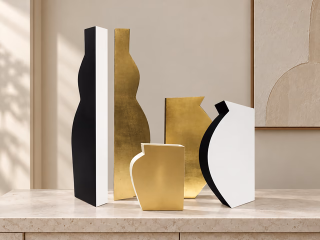 Pacay Medio Vase Gold by Kose