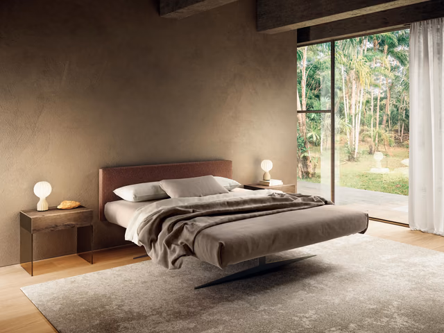 Steel Bed by Lago