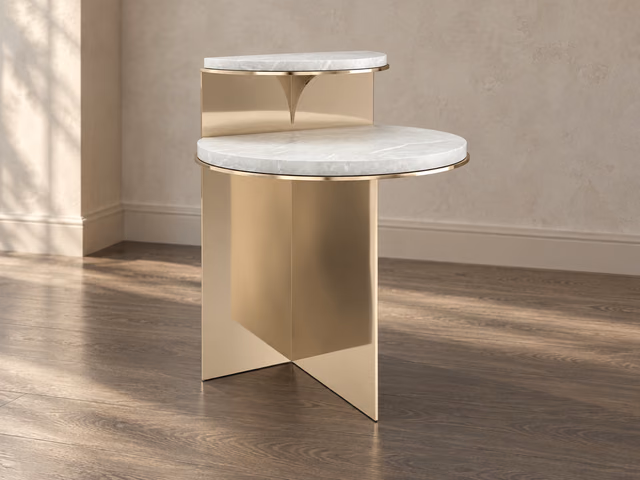 Touché Light Side Table by Caracole