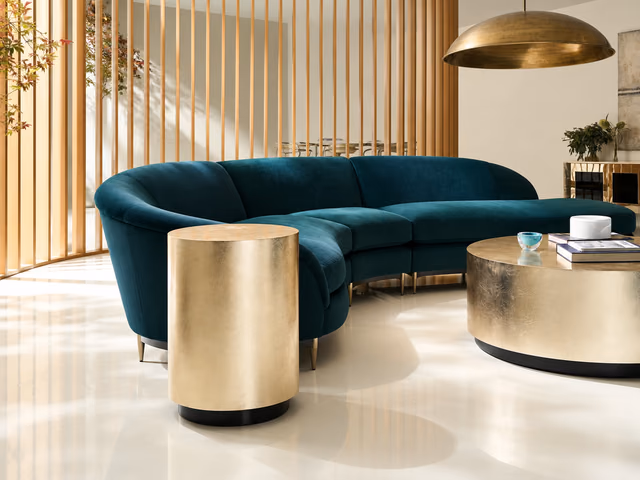 Cocktail Couture Round End Table by Caracole