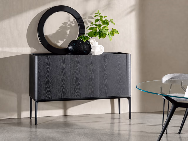 Slim Three-Door Sideboard by Sovet