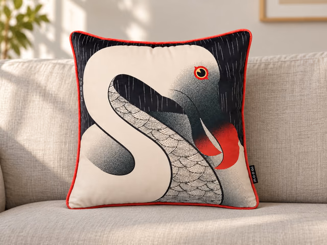 Dodo Pavone Decorative Pillow Cover by Moooi