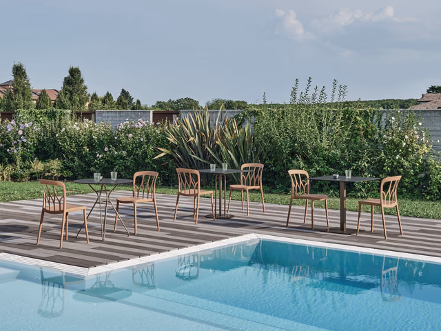 Alter Low Outdoor Table Base by Bontempi